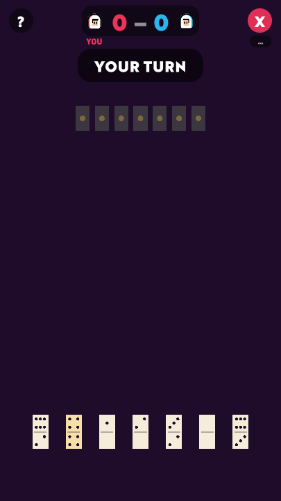 Dominoes on Two Phone Party