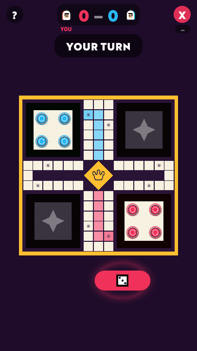 Ludo on Two Phone Party