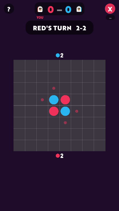 Reversi on Two Phone Party
